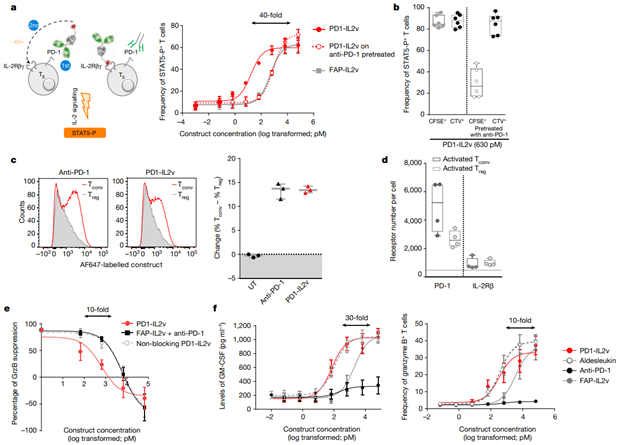 PD-1-cis-IL-2R agonism yields better effectors from stem-like CD8+ T cells_fig1