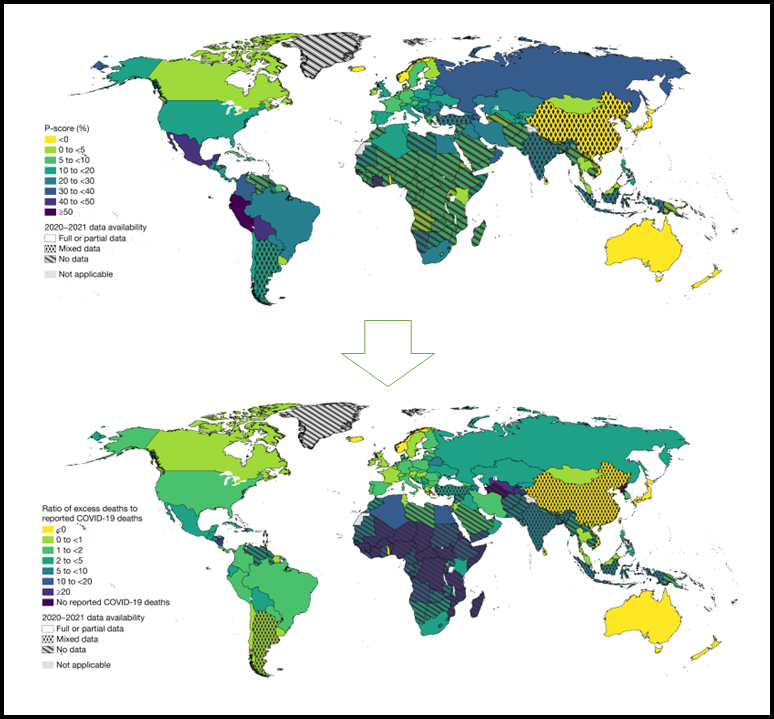 The WHO estimates of excess mortality associated with the COVID-19 pandemic