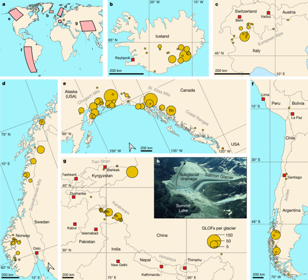 [Fig1] Less extreme and earlier outbursts of ice-dammed lakes since 1900