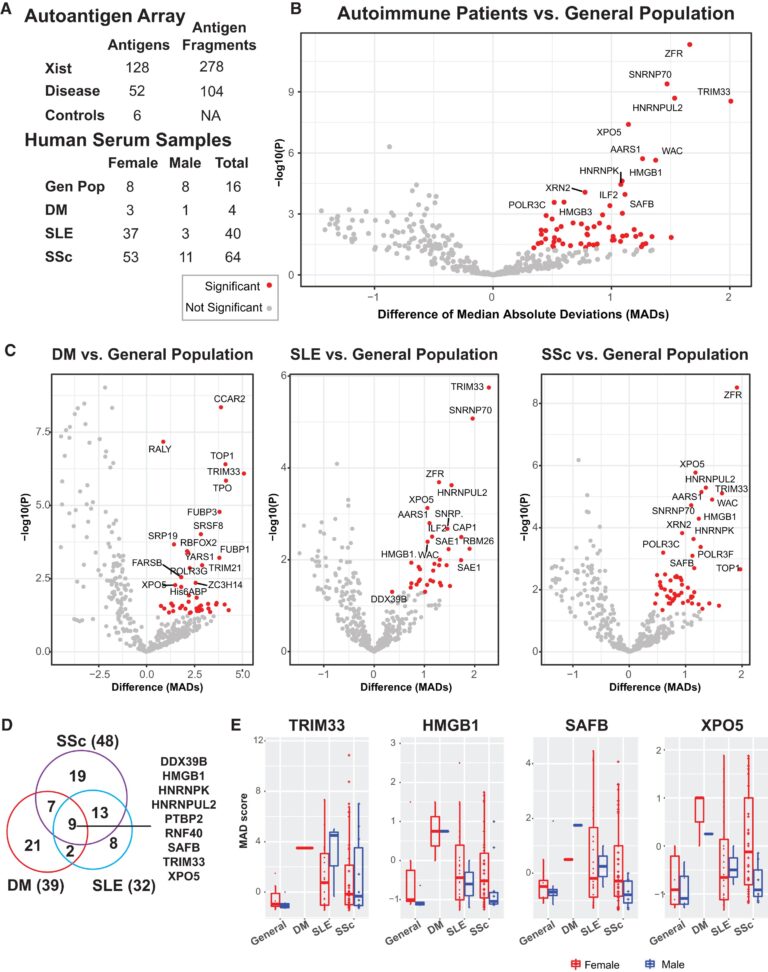 Xist ribonucleoproteins promote female sex-biased autoimmunity