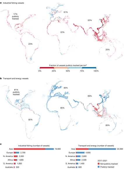 Read more about the article Satellite mapping reveals extensive industrial activity at sea