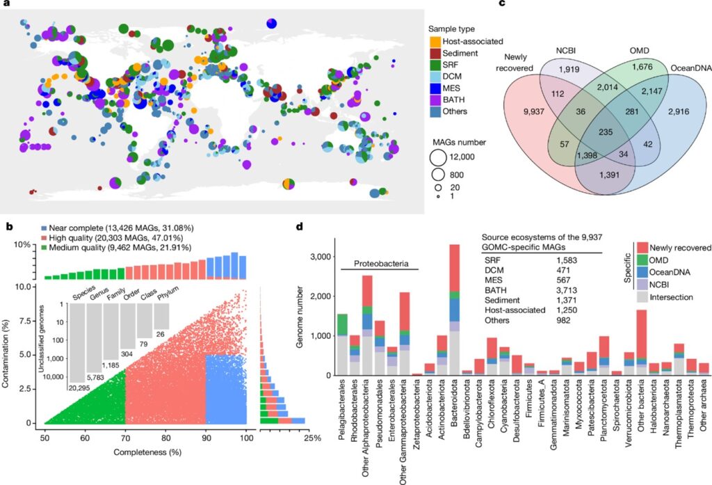 Global marine microbial diversity and its potential in bioprospecting